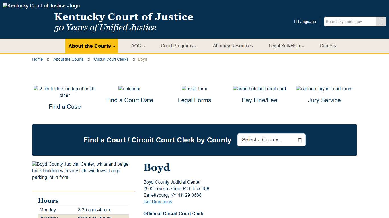 Boyd - Kentucky Court of Justice