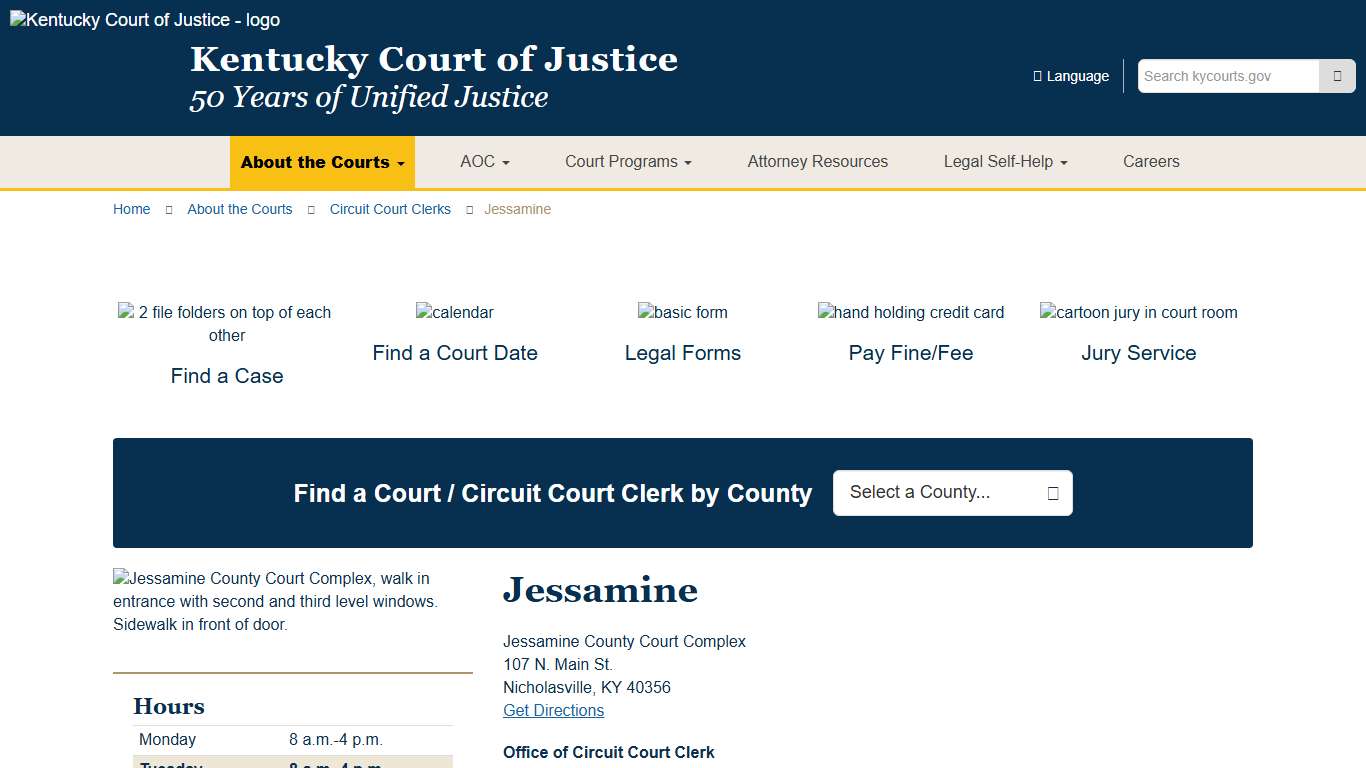 Jessamine - Kentucky Court of Justice
